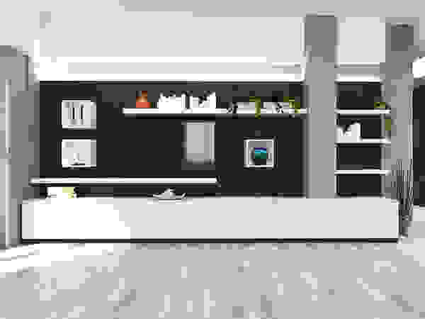 Fanchini Roberto architetto - Archifaro Moderne Wohnzimmer