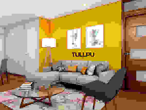 Tullpu Diseño & Arquitectura Modern living room Yellow