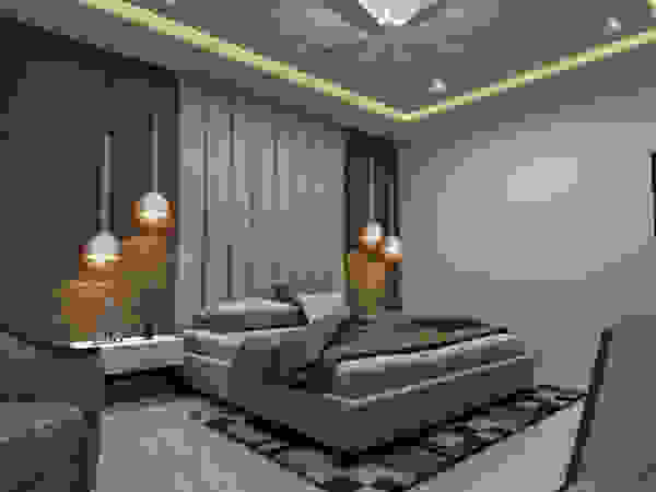 House Interiors in Jalandhar,Punjab Design & Creations Small bedroom Beige