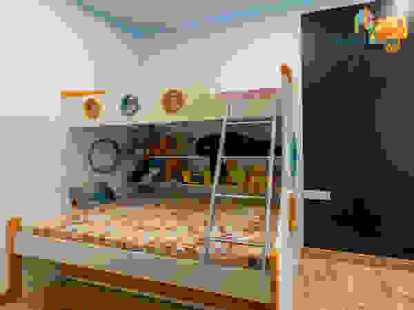 4 BHK Interior at Krishwi Dhavala—Ms Suwarcha DECOR DREAMS Modern nursery/kids room