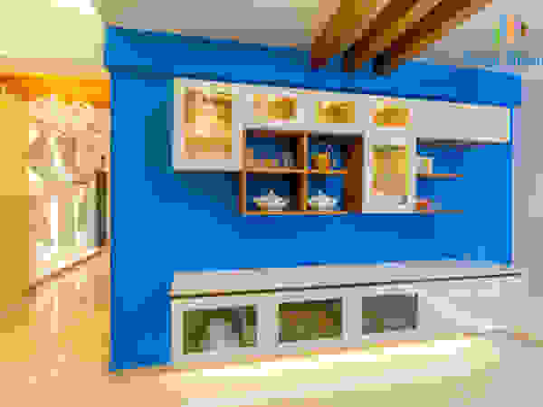 4 BHK Interior at Krishwi Dhavala—Ms Suwarcha DECOR DREAMS Modern dining room