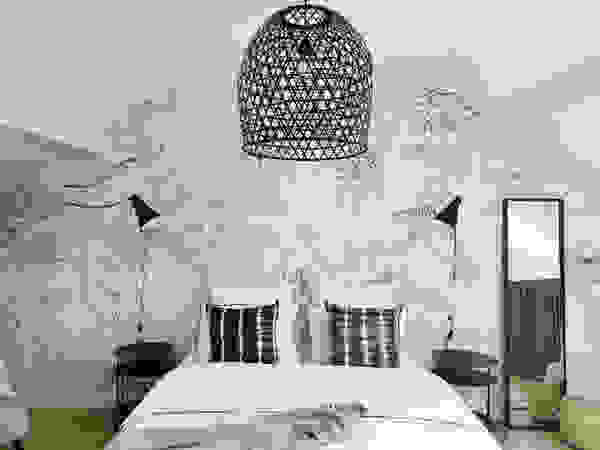 Papier Peint Jungle Tropical Noir Et Blanc Par Architecte D Interieur Sev My Home Homify