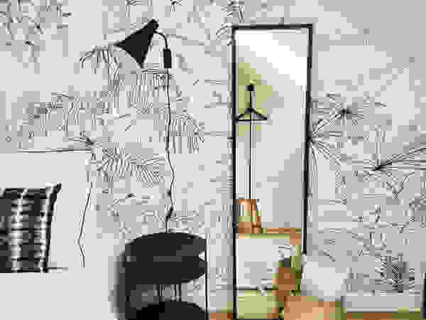 Papier Peint Jungle Tropical Noir Et Blanc Par Architecte D Interieur Sev My Home Homify