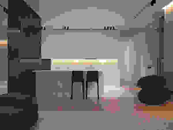 Dmitriy Khanin Minimalist living room