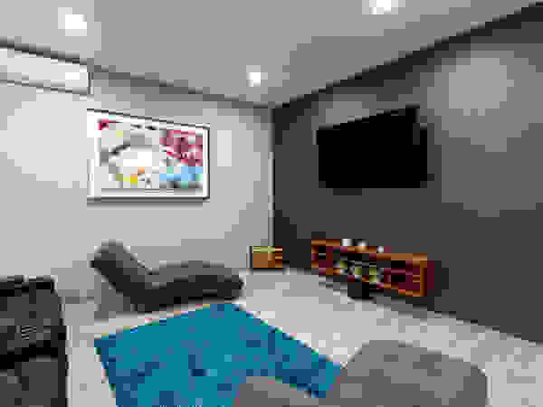 SANTIAGO PARDO ARQUITECTO Modern Media Room