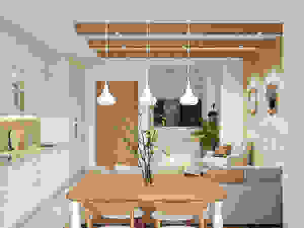 Artichok Design Living room Wood Beige