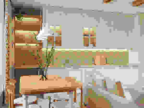 Artichok Design Living room Wood Beige