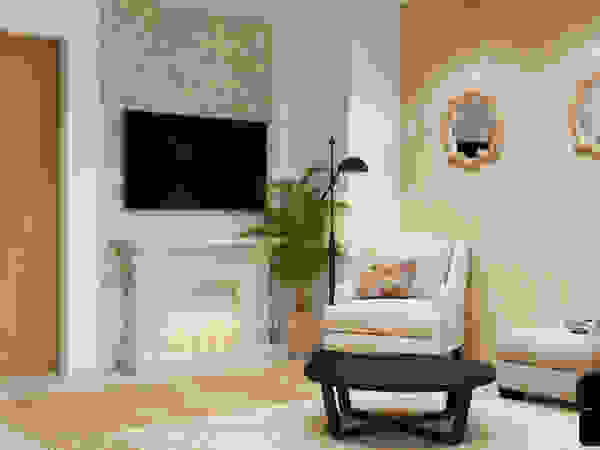 Artichok Design Living room Wood Beige