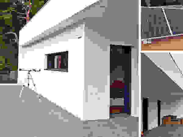 jjdelgado arquitectura minimalist style balcony, porch & terrace