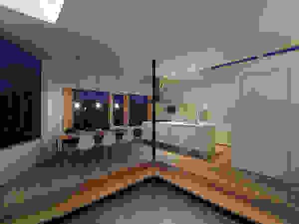 一級建築士事務所 Atelier Casa Modern Living Room Wood