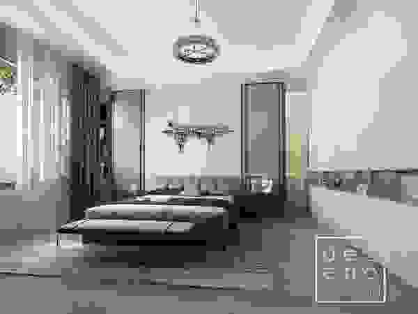 BEDROOM AREA Dezeno Sdn Bhd Small bedroom Beige