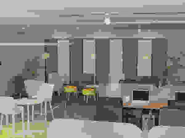 4 + Arquitectura Geschäftsräume & Stores Textil Grau