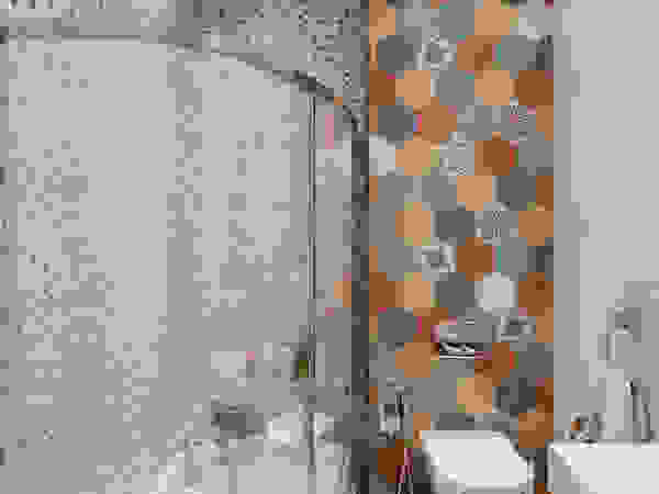 Anastasia Yakovleva design studio Modern Bathroom Granite Yellow