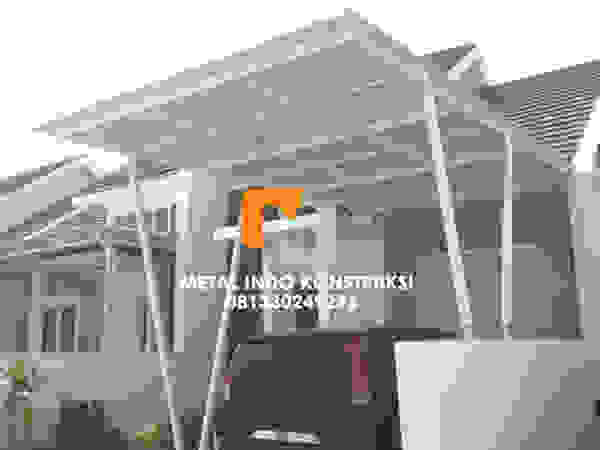 Metal Indo Konstruksi Garages & sheds Aluminium/Zinc White
