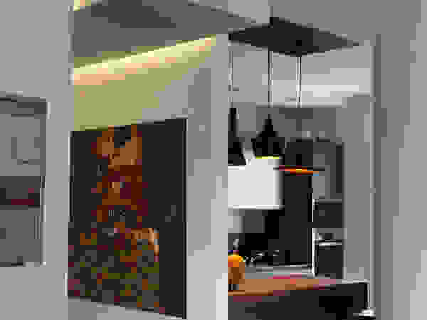 MEF Architect Built-in kitchens Ceramic Wood effect