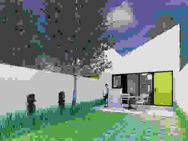 Arquitecto Rafael Viana Balbi - CDMX + Rio de Janeiro Garden Pool Bricks Yellow