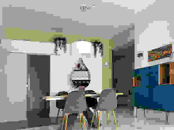 arch. Paolo Pambianchi Minimalist living room Green