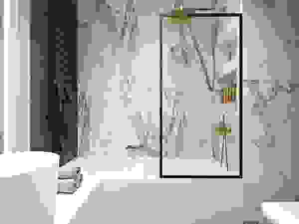 Mieszkanie w odcieniach kawy Ambience. Interior Design Nowoczesna łazienka
