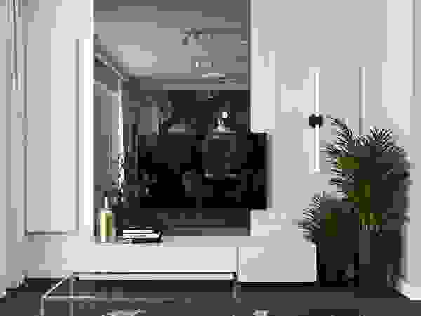 Wnętrza w stylu modern classic Ambience. Interior Design Nowoczesny salon