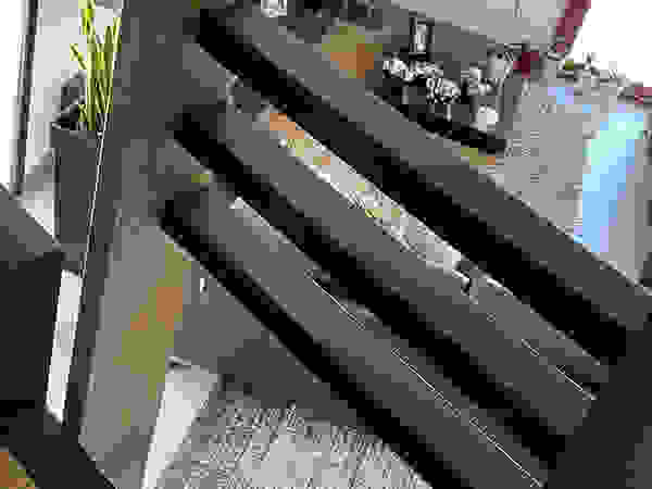 MEF Architect Corridor, hallway & stairs Stairs Metal Wood effect