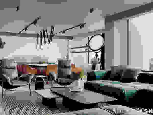 Sulkin Askenazi Modern Living Room