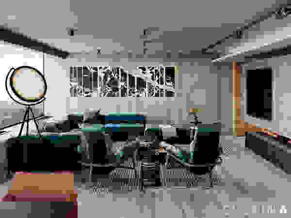 Sulkin Askenazi Modern Living Room