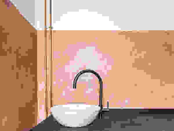 tambori arquitectes Rustic style bathroom Ceramic Beige