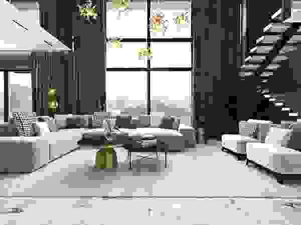 Luksusowe wnętrza domu – cz. 1 Ambience. Interior Design Nowoczesny salon