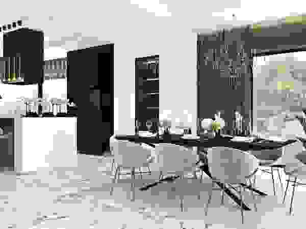 Luksusowe wnętrza domu – cz. 1 Ambience. Interior Design Nowoczesna jadalnia