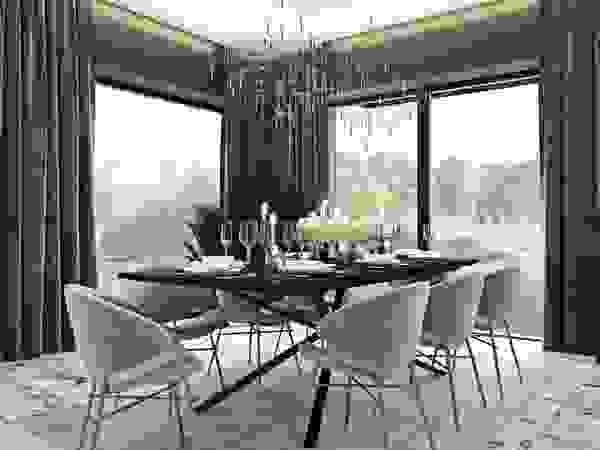 Luksusowe wnętrza domu – cz. 1 Ambience. Interior Design Nowoczesna jadalnia