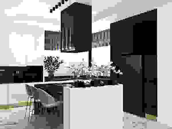 Luksusowe wnętrza domu – cz. 1 Ambience. Interior Design Nowoczesna kuchnia