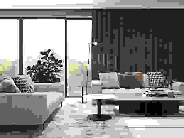 Nowoczesne wnętrza z kontrastem – cz. 1 Ambience. Interior Design Nowoczesny salon