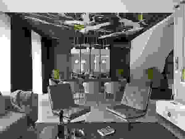 Nowy dom Koniecznych – realizacja. Zdjęcia: Tom Kurek Ambience. Interior Design Nowoczesna jadalnia