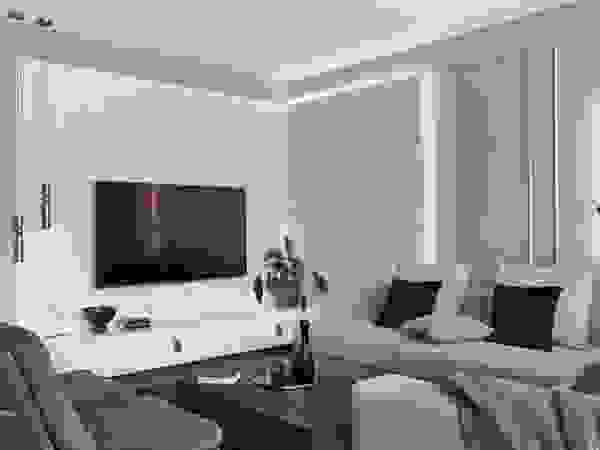 Nowy dom Koniecznych – realizacja. Zdjęcia: Tom Kurek Ambience. Interior Design Nowoczesny salon