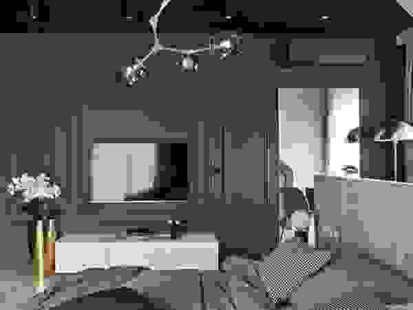 Nowy dom Koniecznych – realizacja. Zdjęcia: Tom Kurek Ambience. Interior Design Nowoczesna sypialnia