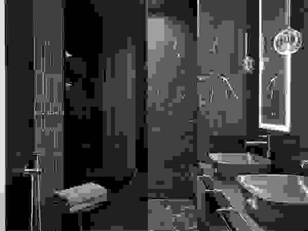 Nowy dom Koniecznych – realizacja. Zdjęcia: Tom Kurek Ambience. Interior Design Nowoczesna łazienka