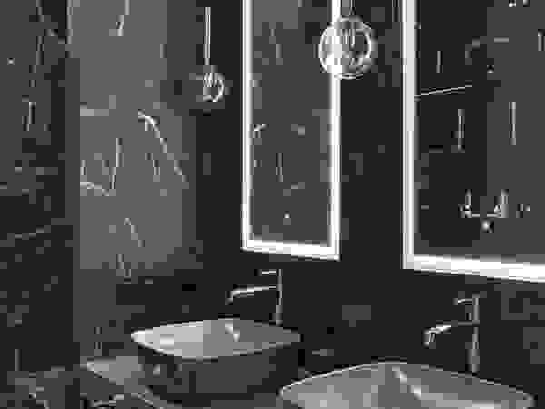 Nowy dom Koniecznych – realizacja. Zdjęcia: Tom Kurek Ambience. Interior Design Nowoczesna łazienka