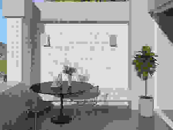 Equipe Ceramicas Minimalist balcony, veranda & terrace Tiles White