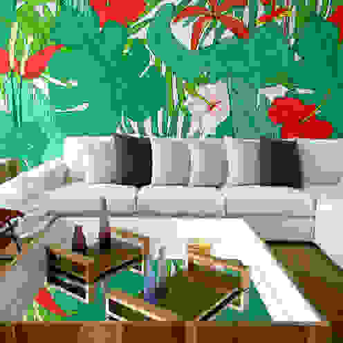 Villa Amanda, Acapulco, MAAD arquitectura y diseño MAAD arquitectura y diseño Ruang Keluarga Gaya Eklektik Sofas & armchairs