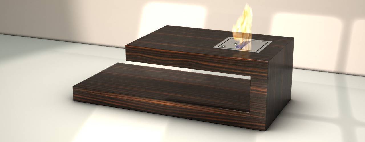 Coffee Table "FIRE", BERLINRODEO interior concepts GmbH BERLINRODEO interior concepts GmbH Modern living room