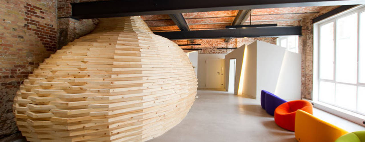 Loft Wedding, designyougo - architects and designers designyougo - architects and designers Living room Wood Wood effect