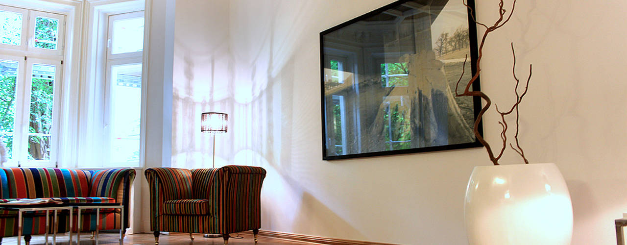 Musterwohnung in san. Altbau-Villa in Leipzig, wohnhelden Home Staging wohnhelden Home Staging Classic style living room
