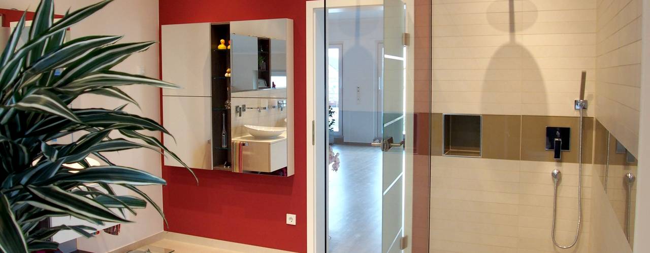 Badezimmer 1 in Stadecken, Einrichtungsideen Einrichtungsideen Casas de banho modernas