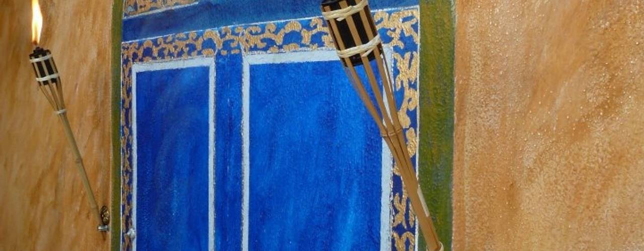 Orientalische Malerei, Illusionen mit Farbe Illusionen mit Farbe Balcones y terrazas de estilo colonial