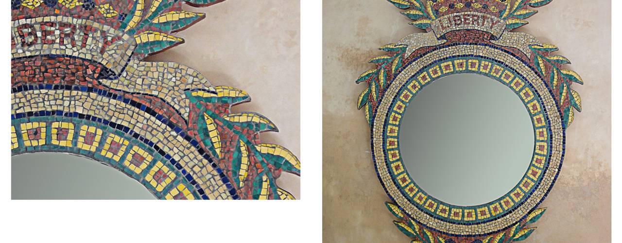 BAROQUE MIRRORS, Martin Brown Mosaics Martin Brown Mosaics Closets de estilo clásico