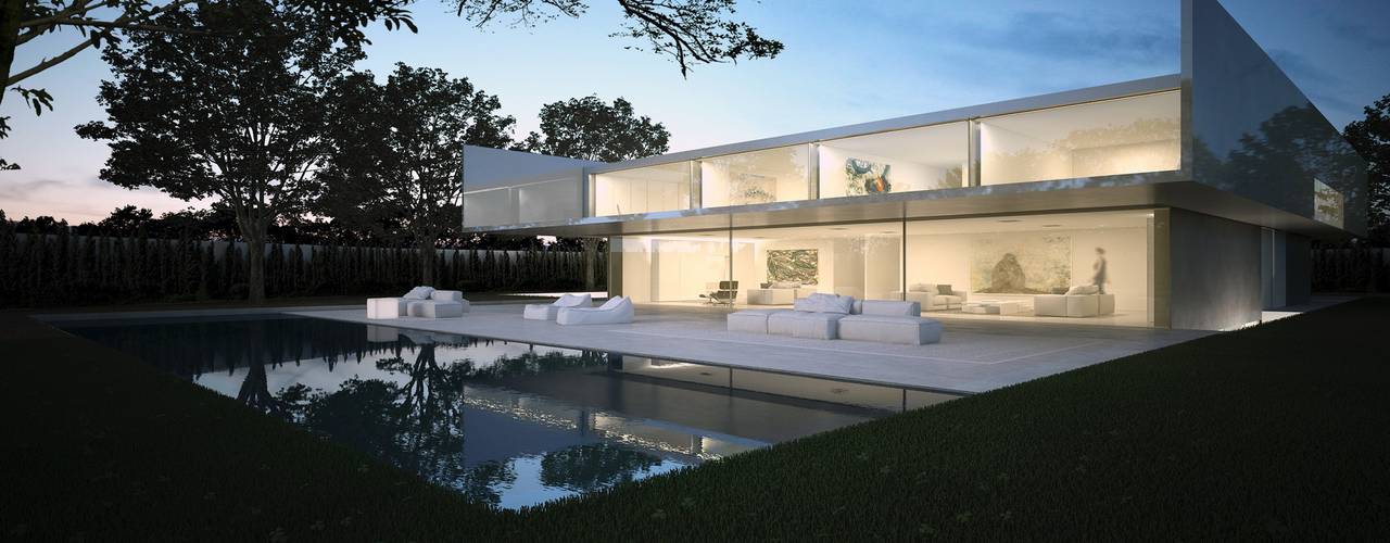 Aluminum House, FRAN SILVESTRE ARQUITECTOS FRAN SILVESTRE ARQUITECTOS Casas minimalistas