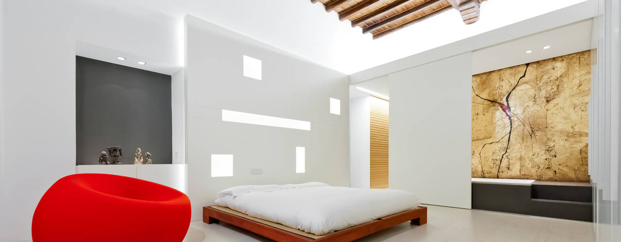 U:BA house, Comoglio Architetti Comoglio Architetti Phòng ngủ: thiết kế nội thất · bố trí · ảnh