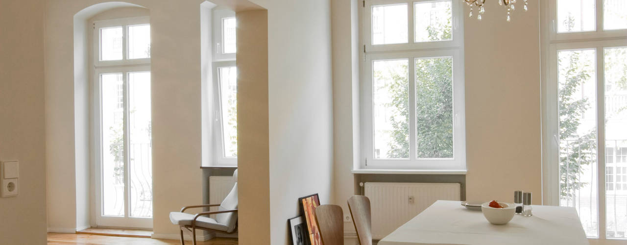 Appartement Prenzlauer Berg, Nickel Architekten Nickel Architekten Salle à manger moderne