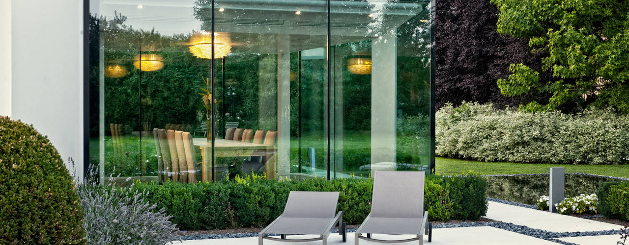 Interior design - Glass Cube - Padova Italy, IMAGO DESIGN IMAGO DESIGN Balcones y terrazas de estilo moderno