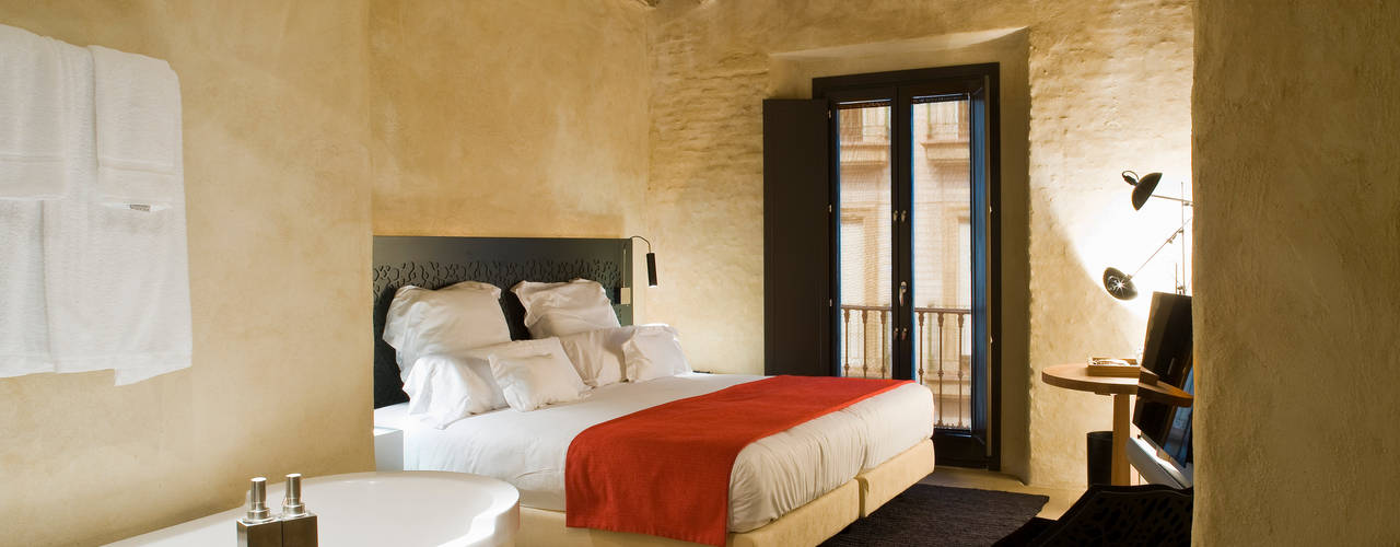Hotel EME in Seville, Spain, Donaire Arquitectos Donaire Arquitectos Eclectic style bedroom